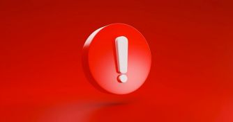 red warning alert risk danger sign icon symbol illustration isolated red background 3d rendering